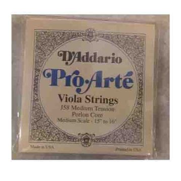 D'addario J58 Pro-Arte Scale Medıum Ten Viola Tel Seti