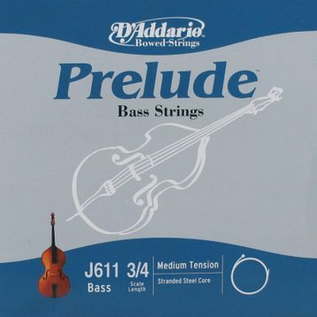 D'addario J611 G 3-4M Prelude Tek Bas Teli