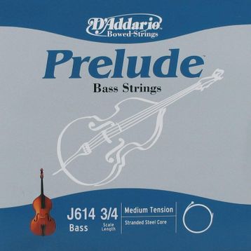 D'addario J614 E 3-4M Prelude Tek Bas Teli