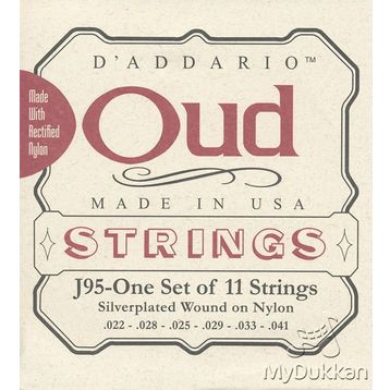 D'addario J95S Silverplated Wound Kumlu Ud Tel Set