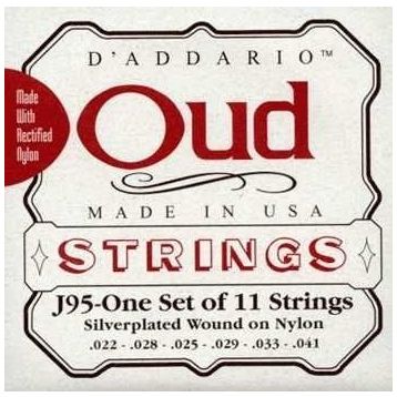 D'addario J95S Silverplated Wound Kumlu Ud Tel Set