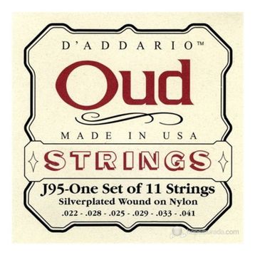 D'addario J95S Silverplated Wound Kumlu Ud Tel Set