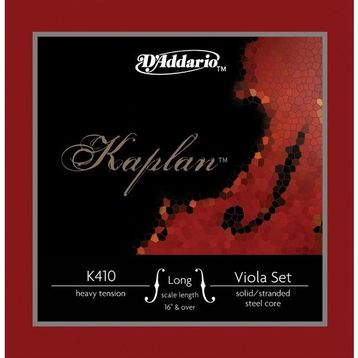 D'addario K410LH Kaplan Long Scale 16 Over Hea. Vıola Tel Seti