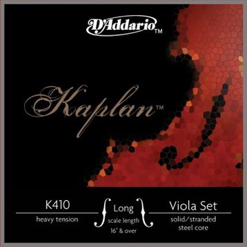 D'addario K410LH Kaplan Long Scale 16 Over Hea. Vıola Tel Seti