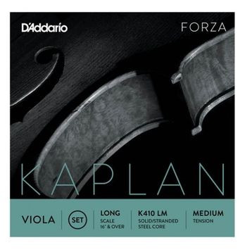 D'addario K410LM Kaplan Long Scale 16 Over Med Vıola Tel Seti