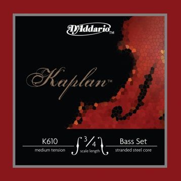 D'addario K610 3/4M Kaplan Scale 3/4 Medıum Tens Kontrabas Tel Seti