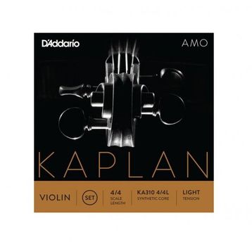 D'addario KA310L Kaplan AMO 4/4 Scale Lıght Tensı Keman Tel Seti