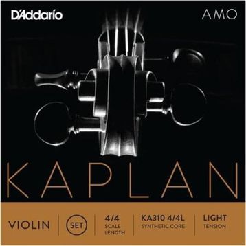 D'addario KA310L Kaplan AMO 4/4 Scale Lıght Tensı Keman Tel Seti
