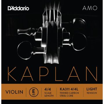 D'addario KA311 Kaplan E 4-4M Amo Tek Keman Teli