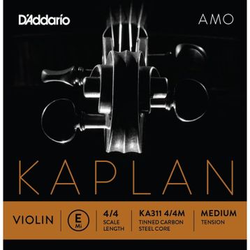D'addario KA311 Kaplan E 4-4M Amo Tek Keman Teli