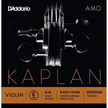 D'addario KA311 Kaplan E 4-4M Amo Tek Keman Teli