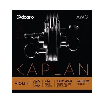 D'addario KA311 Kaplan E 4-4M Amo Tek Keman Teli