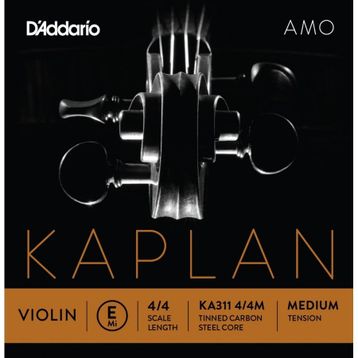 D'addario KA311 Kaplan E 4-4M Amo Tek Keman Teli