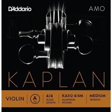 D'addario KA312 A Kaplan 4-4M Amo Tek Keman Teli