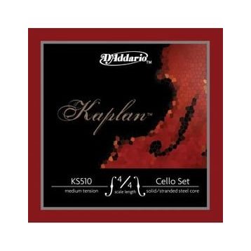 D'addario KS510 4/4M Kaplan 4/4 Scale Medıum Tensıon Cello Tel Seti