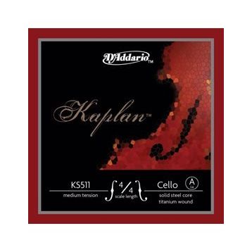 D'addario KS511 A 4-4M Kaplan Çello Tek Tel