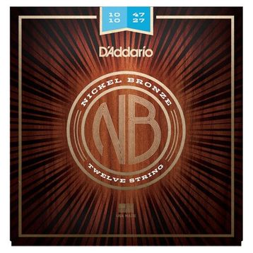 D'addario NB1047-12 Nikel Bronz 12 Telli Akustik Gitar Teli