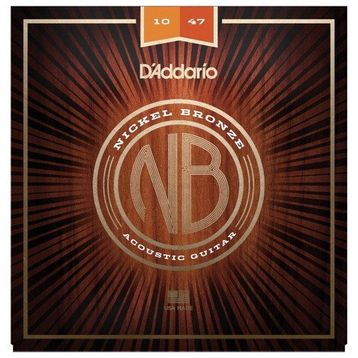 D'addario NB1047-12 Nikel Bronz 12 Telli Akustik Gitar Teli