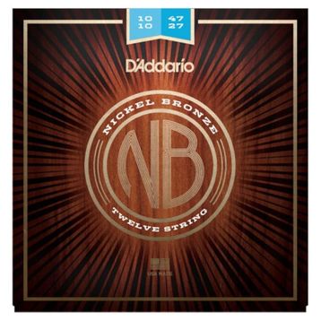 D'addario NB1047-12 Nikel Bronz 12 Telli Akustik Gitar Teli