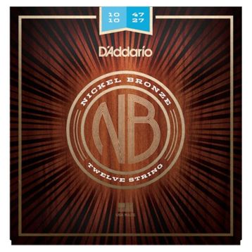 D'addario NB1047-12 Nikel Bronz 12 Telli Akustik Gitar Teli