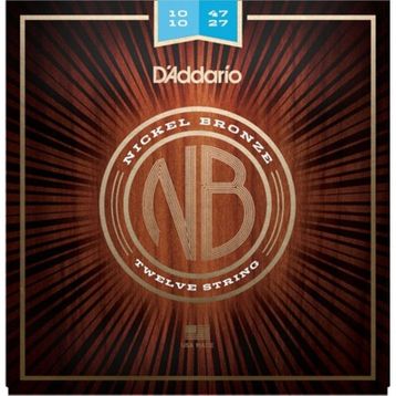 D'addario NB1047-12 Nikel Bronz 12 Telli Akustik Gitar Teli