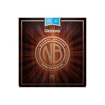 D'addario NB1047-12 Nikel Bronz 12 Telli Akustik Gitar Teli