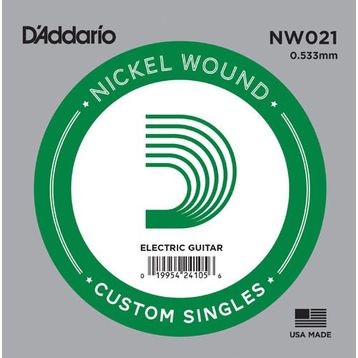 D'addario NW021 Nikel Wound Re Elektro Akustik Tel