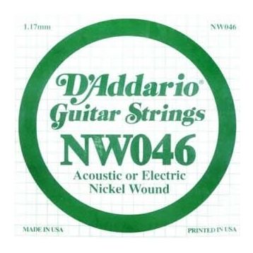 D'addario NW046 Nikel Wound Mi Akustik Tel