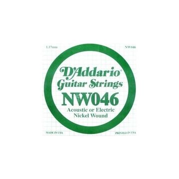 D'addario NW046 Nikel Wound Mi Akustik Tel