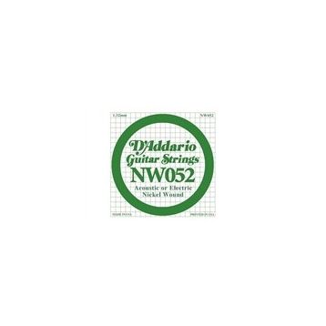 D'addario NW052 Wound Kalın Mi Akustik Tel Nikel