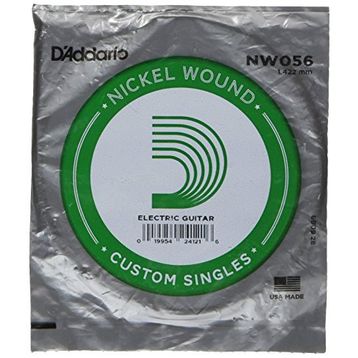 D'addario NW056 Wound Kalın Mi Akustik Tel Nikel