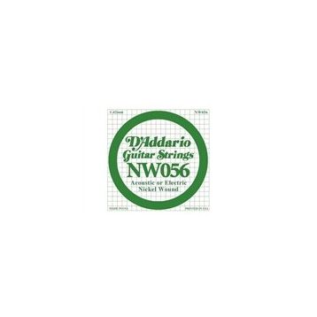 D'addario NW056 Wound Kalın Mi Akustik Tel Nikel