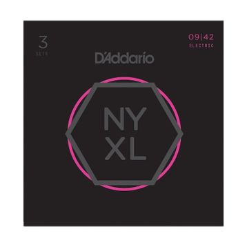 D'addario NYXL0942-3P 3'lü Elektro Gitar Teli