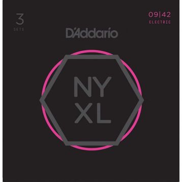 D'addario NYXL0942-3P 3'lü Elektro Gitar Teli