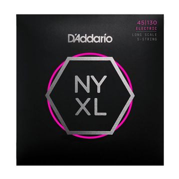 D'addario NYXL45130 Nyxl Serisi Long Scale 5 Tel Bas Gitar Tel Seti
