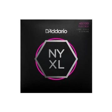 D'addario NYXL45130 Nyxl Serisi Long Scale 5 Tel Bas Gitar Tel Seti