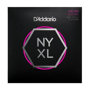 D'addario NYXL45130 Nyxl Serisi Long Scale 5 Tel Bas Gitar Tel Seti