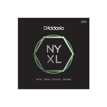 D'addario NYXLB065 065 Gauge NYXL Serisi Nikel Sarım Bas Tek Tel