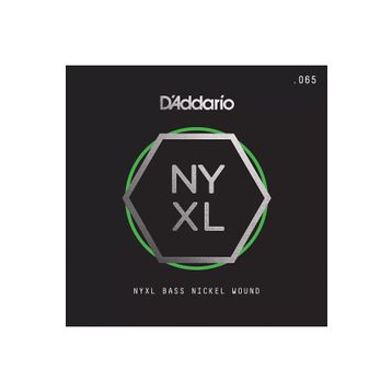 D'addario NYXLB065 065 Gauge NYXL Serisi Nikel Sarım Bas Tek Tel