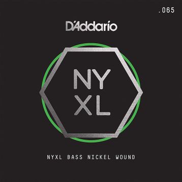 D'addario NYXLB065 065 Gauge NYXL Serisi Nikel Sarım Bas Tek Tel