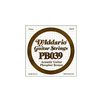 D'addario Pb039 Phosphor Bronze Wound Akustik Tek Tel