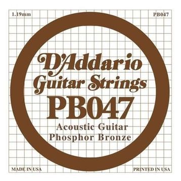 D'addario PB047 Mi Akustik Gitar Tek Teli
