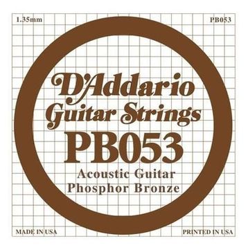 D'addario PB053 Mi Akustik Gitar Tek Teli