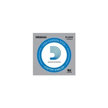 D'addario PL009 Plain Steel Elektro Tek Tel