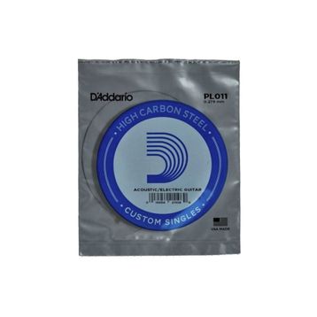 D'addario PL011 Plain Steel Elektro Tek Tel