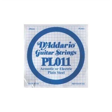 D'addario PL011 Plain Steel Elektro Tek Tel