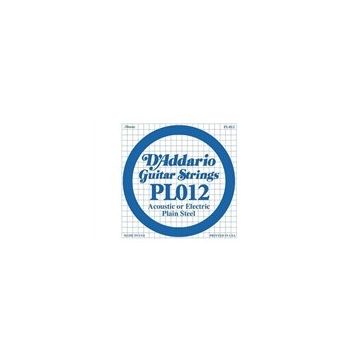 D'addario PL012 Plain Steel Elektro Tek Tel
