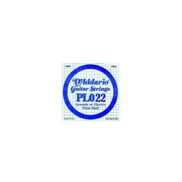 D'addario PL022 Plaın Steel Elektro Tek Tel