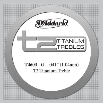 D'addario T4503 T2 Titanium 040 Normal Klasik Gitar Tek Tel