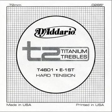 D'addario T4601 T2 Titanium 028 Hard Klasik Gitar Tek Tel